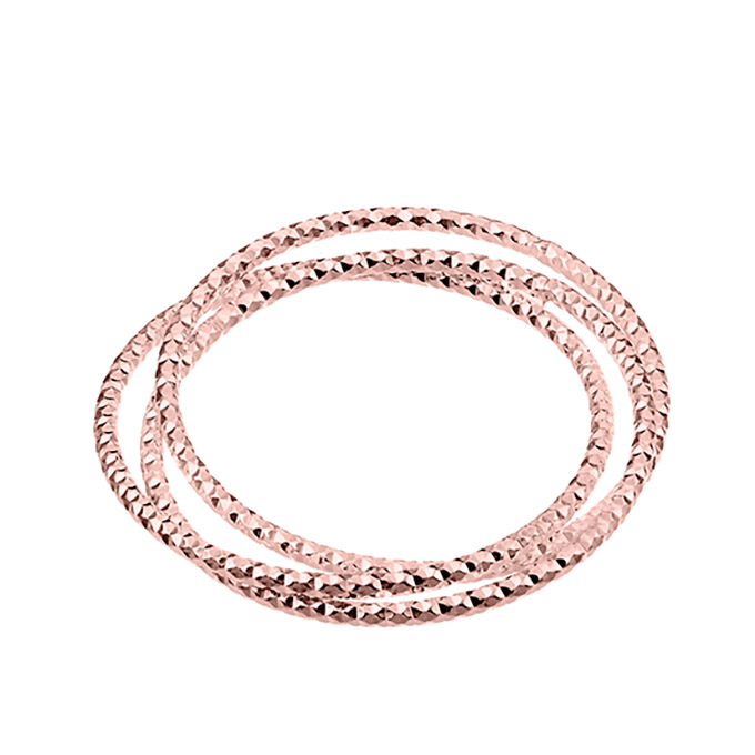 Sterling Silver Pink Gold 1 MICRON