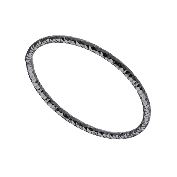 Sterling Silver Black Rhodium