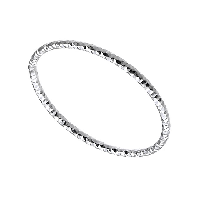 Sterling Silver White Rhodium