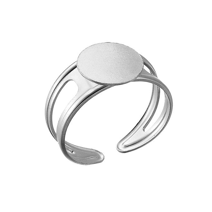 Sterling Silver White Rhodium