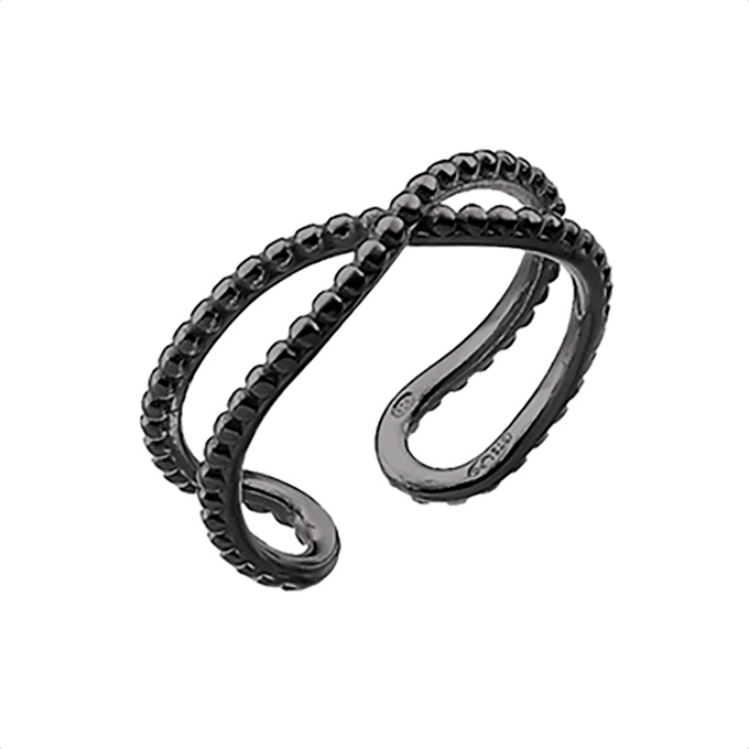 Sterling Silver Black Rhodium