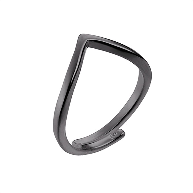 Sterling Silver Black Rhodium