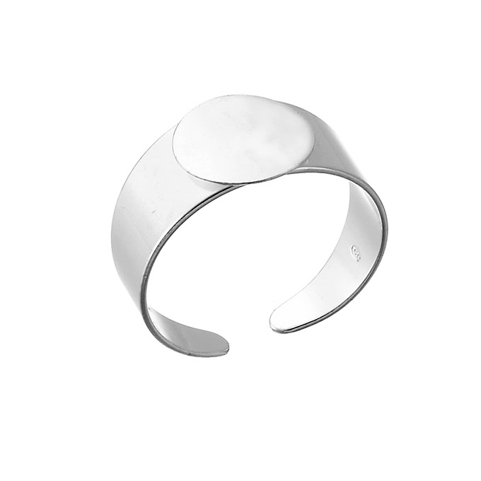 Sterling Silver White Rhodium