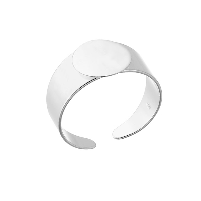 Verstellbarer Ring mit Scheibe 10 mm (5Stk)