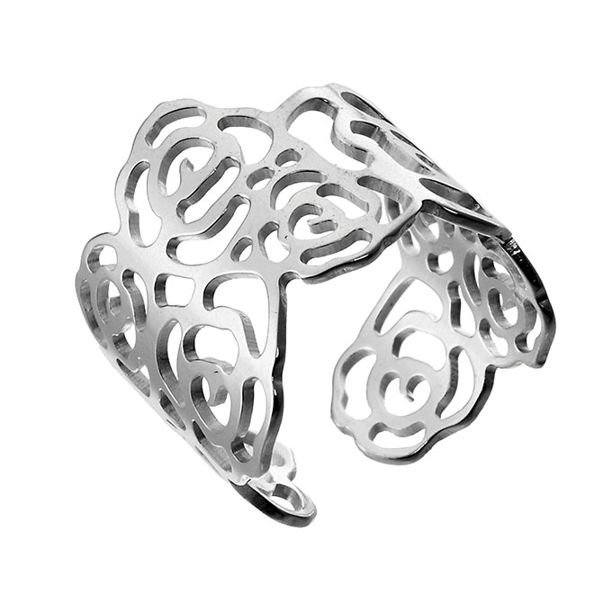 Sterling Silver White Rhodium