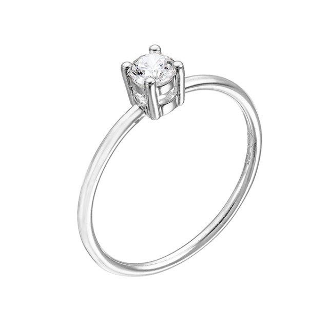 Sterling Silver White Rhodium