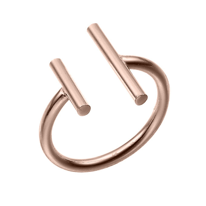 Sterling Silver Pink Gold 1 MICRON