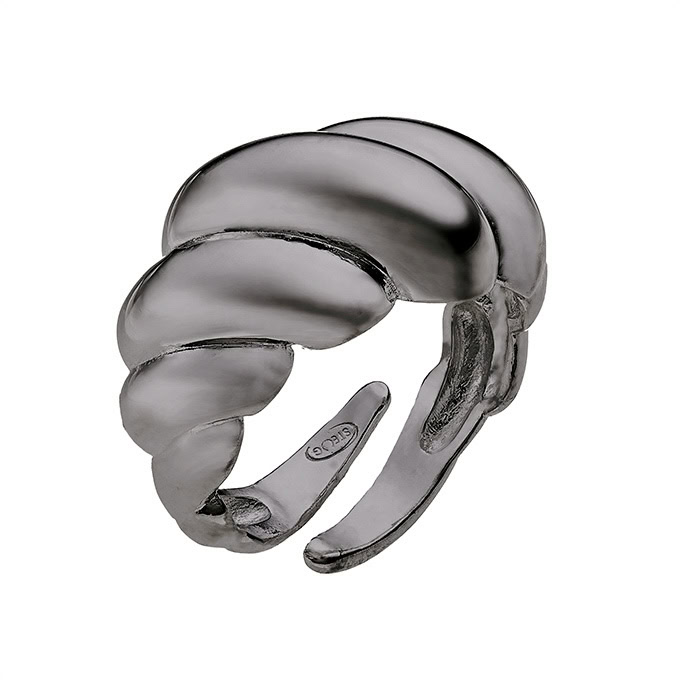 Sterling Silver Black Rhodium