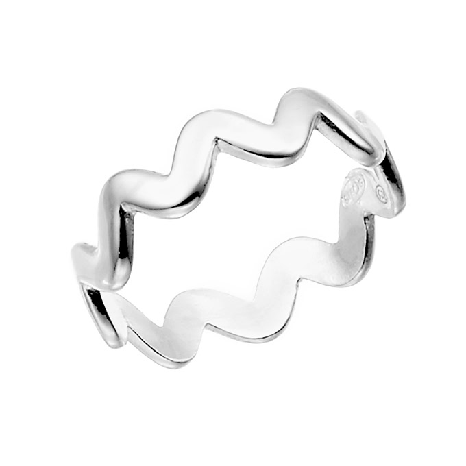 ZIG-ZAG ring 2,5mm wire Size 50 (1pc)