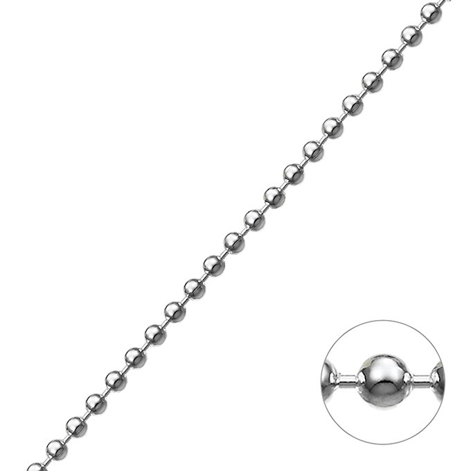 Catena palline 3mm (1m)