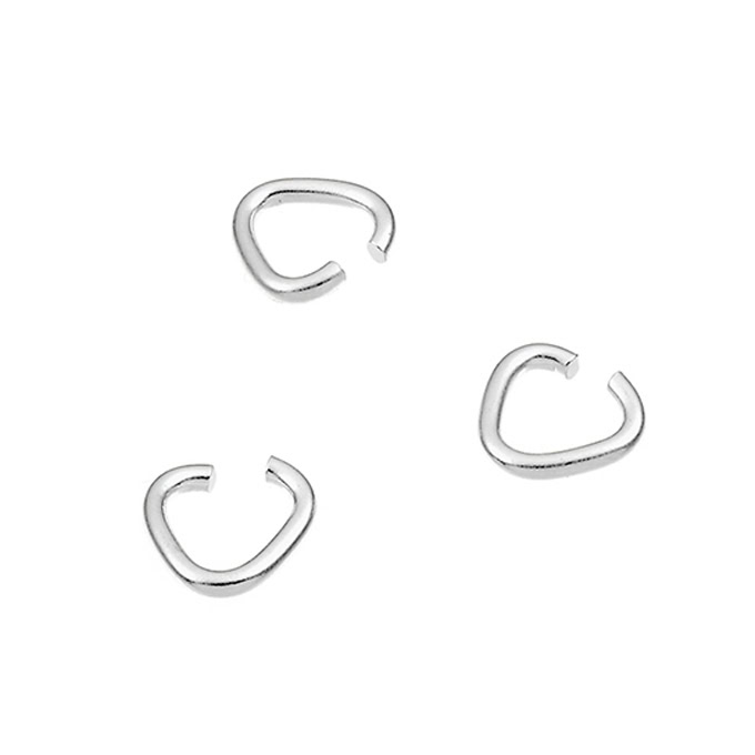 Sterling Silver White Rhodium