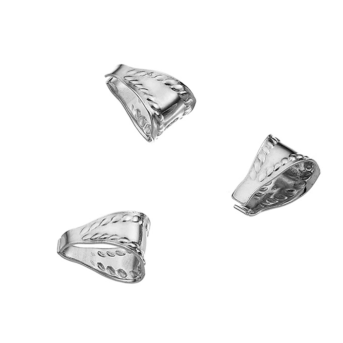 Sterling Silver White Rhodium