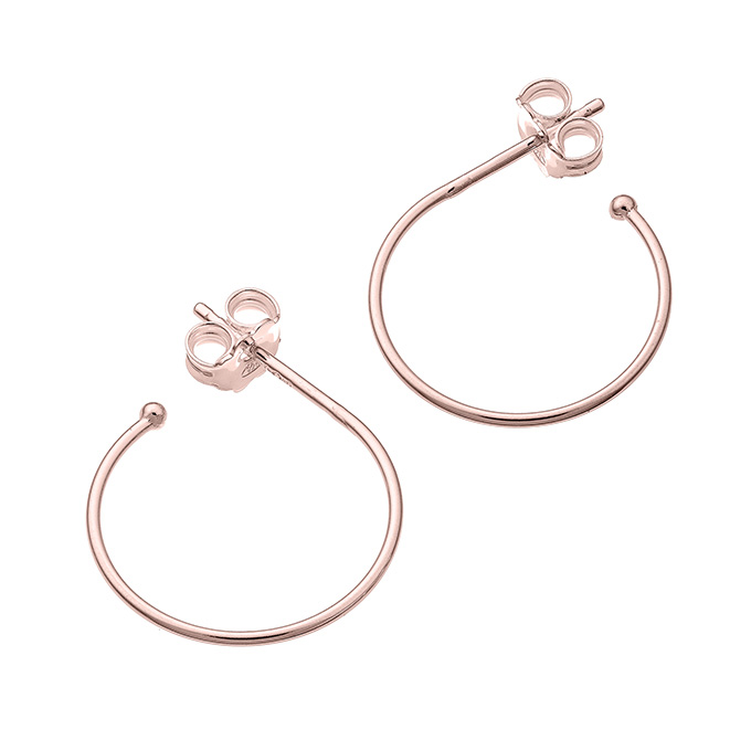 Sterling Silver Pink Gold 1 MICRON