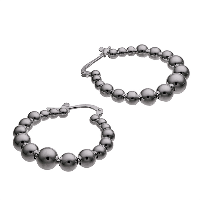 Sterling Silver Black Rhodium