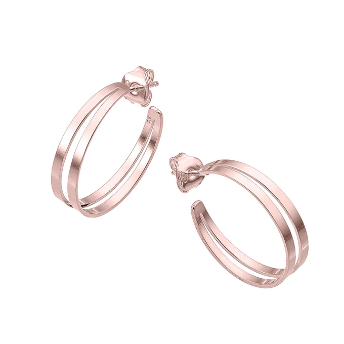 Sterling Silver Pink Gold 1 MICRON