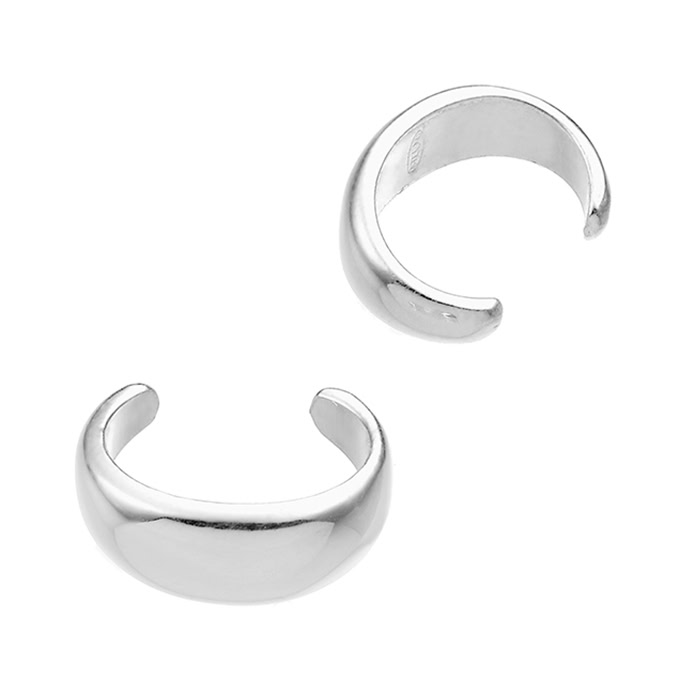 11mm smooth grip on earrings (1 pair)