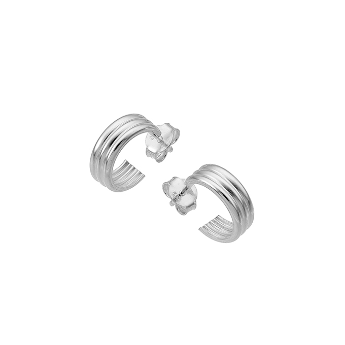 Sterling Silver White Rhodium