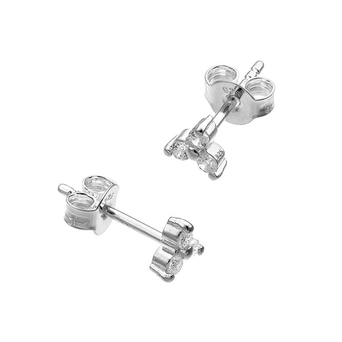 Sterling Silver White Rhodium