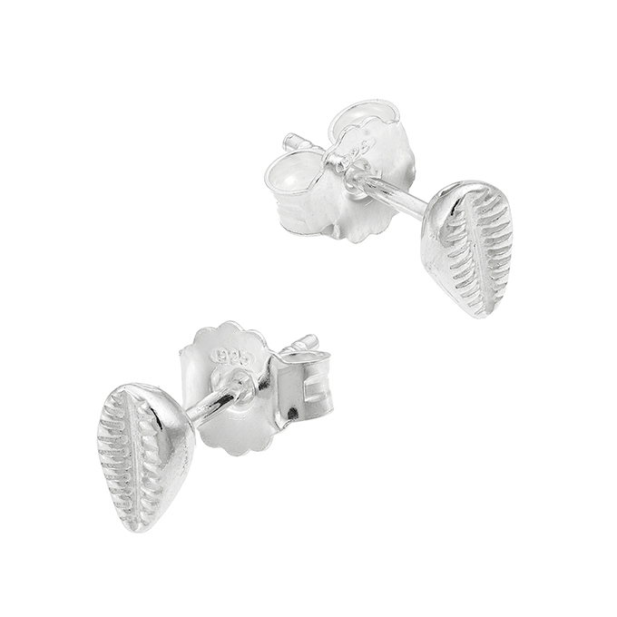 Orecchini conchiglia 6x4mm (1 paio)