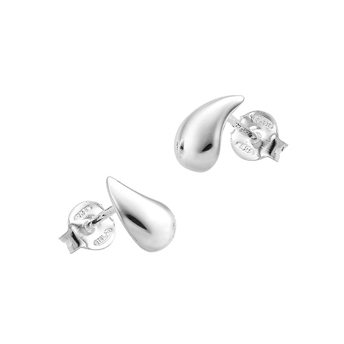 8mm water drop earrings (1pair)