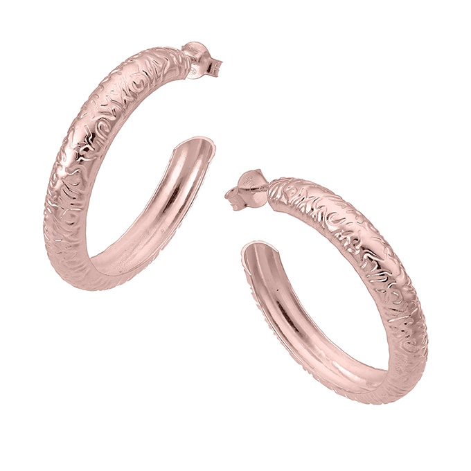 Sterling Silver Pink Gold 1 MICRON