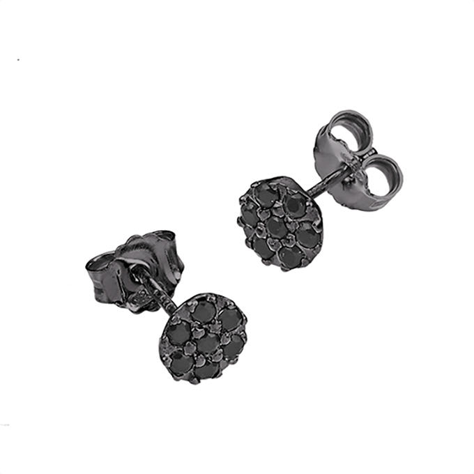 Sterling Silver Black Rhodium