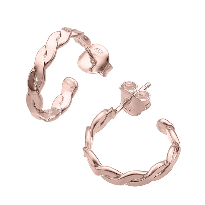 Sterling Silver Pink Gold 1 MICRON