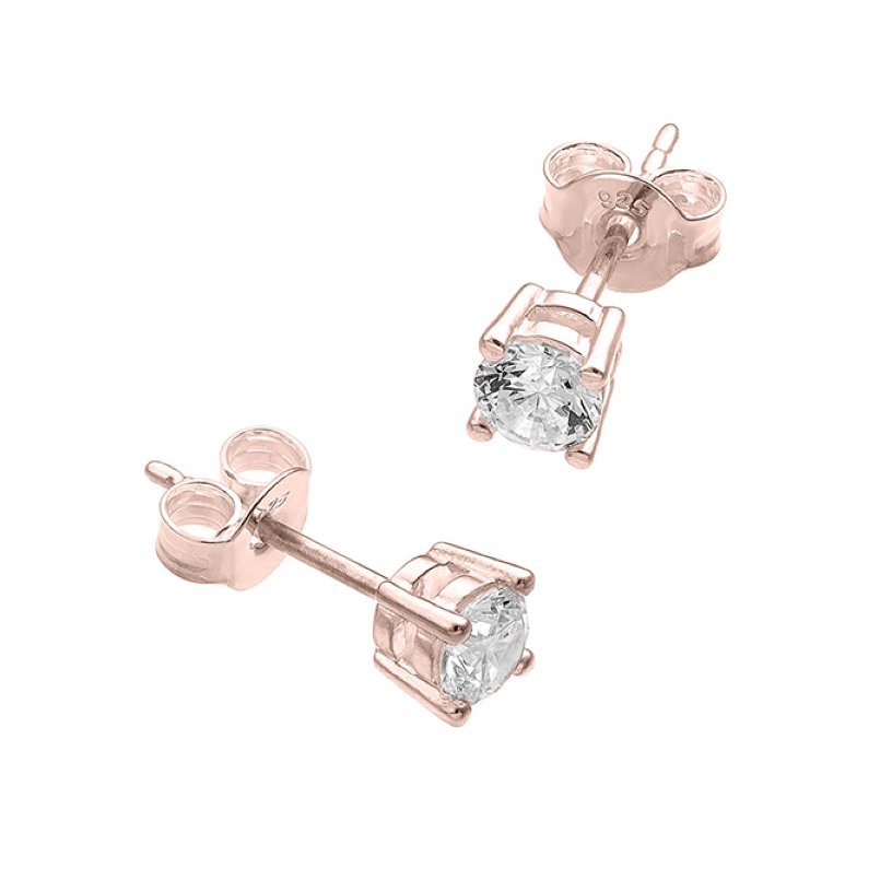 Sterling Silver Pink Gold 1 MICRON