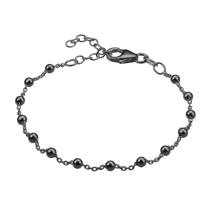 Sterling Silver Black Rhodium