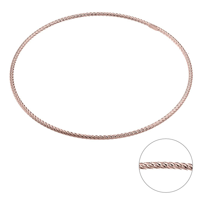 Sterling Silver Pink Gold 1 MICRON