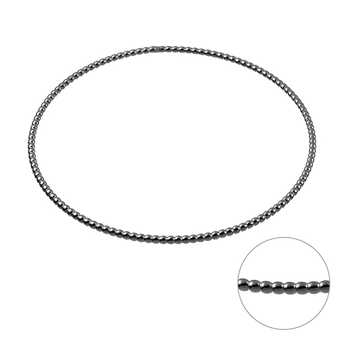 Sterling Silver Black Rhodium