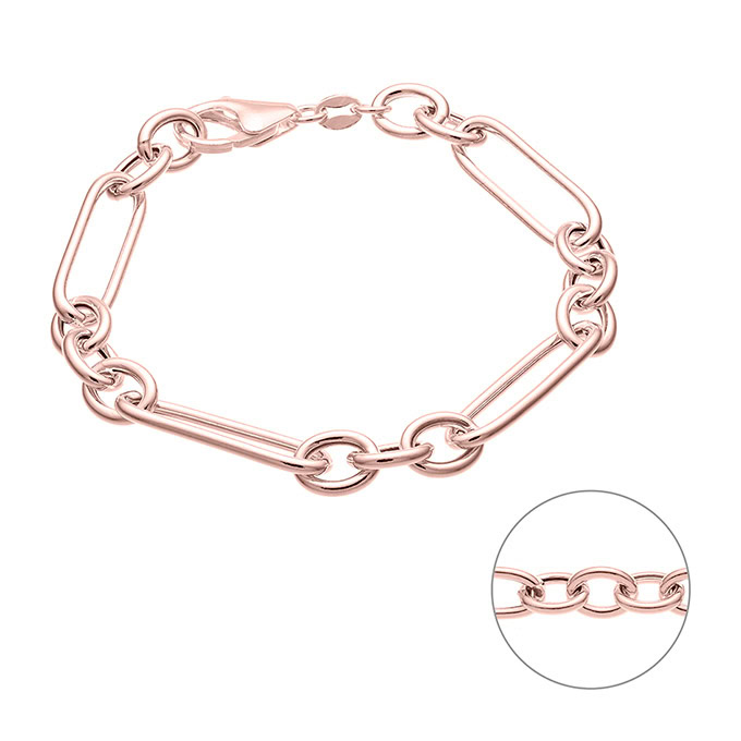 Sterling Silver Pink Gold 1 MICRON