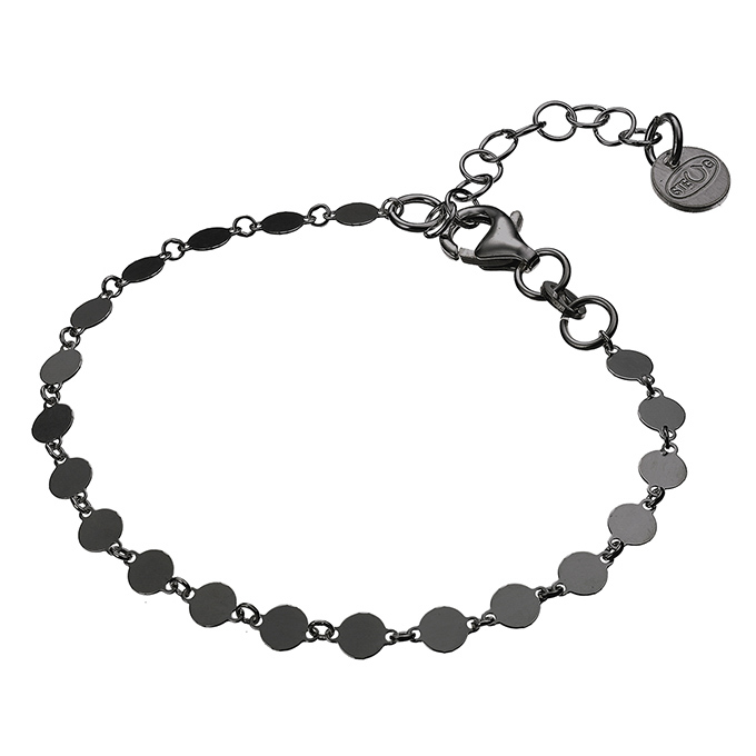 Sterling Silver Black Rhodium