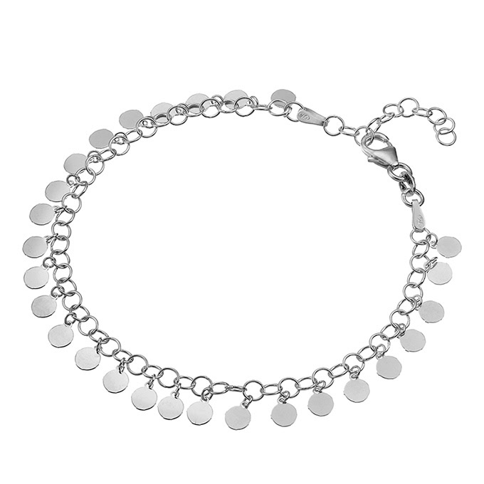 Sterling Silver White Rhodium