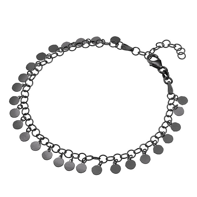 Sterling Silver Black Rhodium