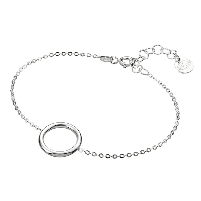 14,5mm ring bracelet 16+3cm extension (1pc)