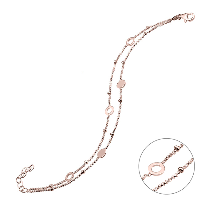 Sterling Silver Pink Gold 1 MICRON