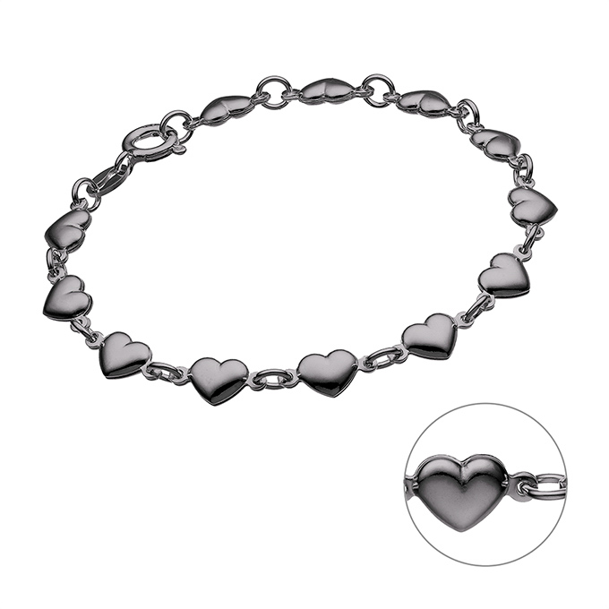 Sterling Silver Black Rhodium