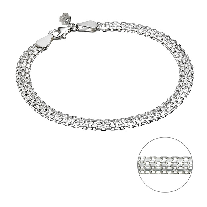 Bracelet chaîne bismarck 18cm (1pc)