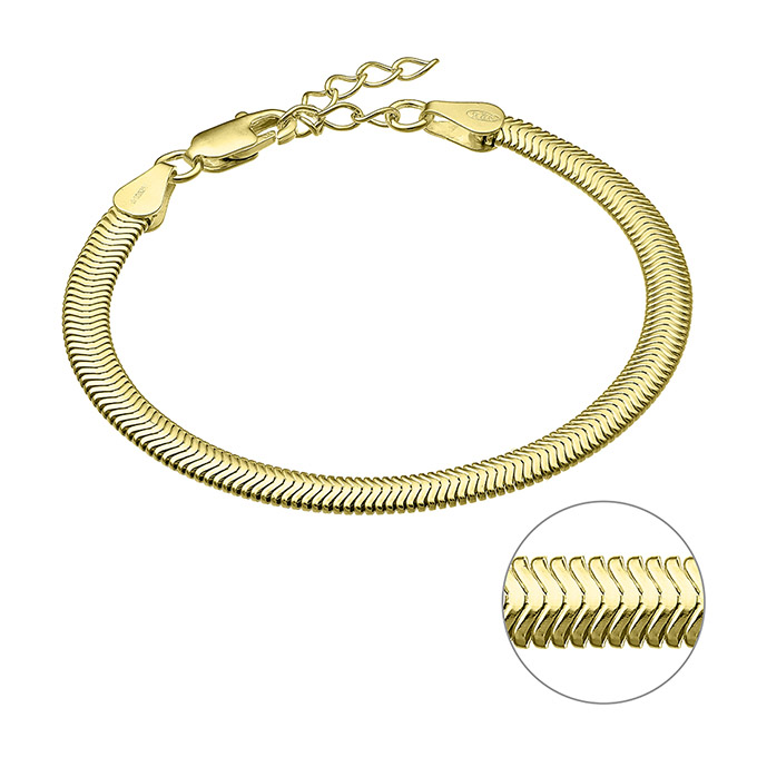 Sterling Silver Yellow Gold 1 MICRON