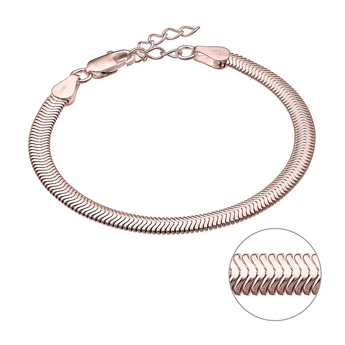 Sterling Silver Pink Gold 1 MICRON