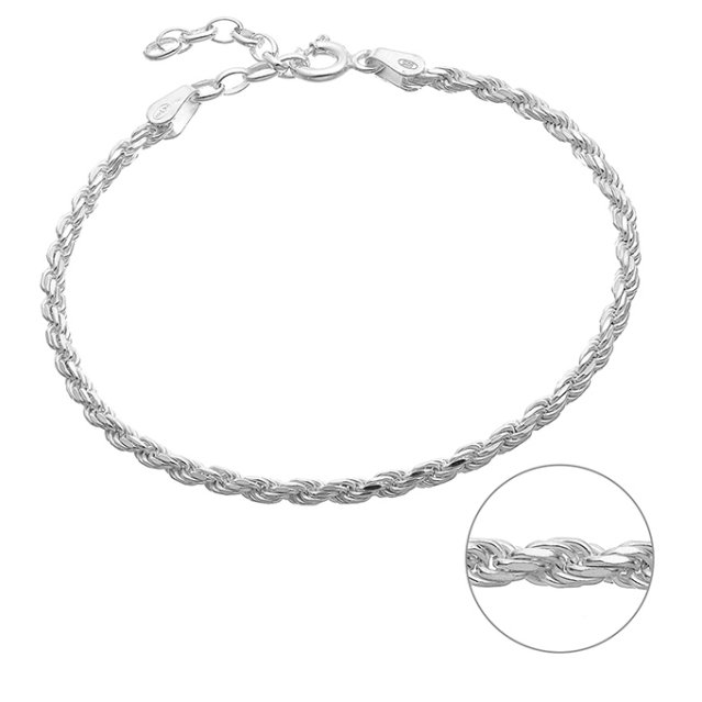 Armband Seilkette 1,4mm 16+3cm Verlängerung (1Stk)