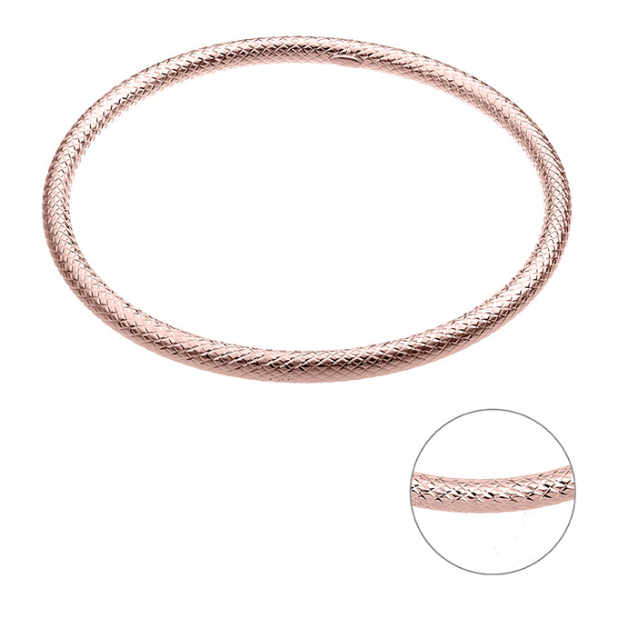 Sterling Silver Pink Gold 1 MICRON