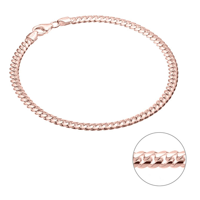 Sterling Silver Pink Gold 1 MICRON