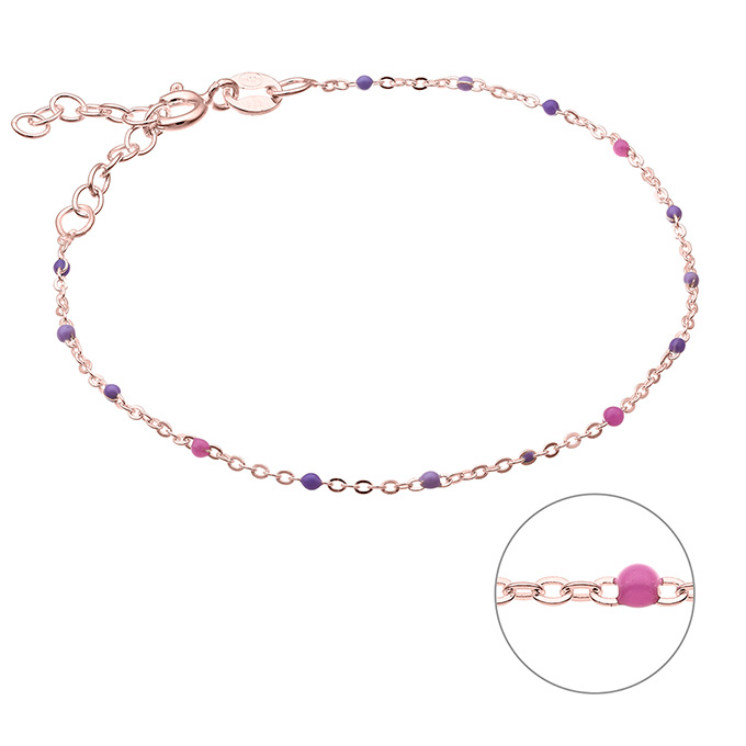 Sterling Silver Pink Gold 1 MICRON