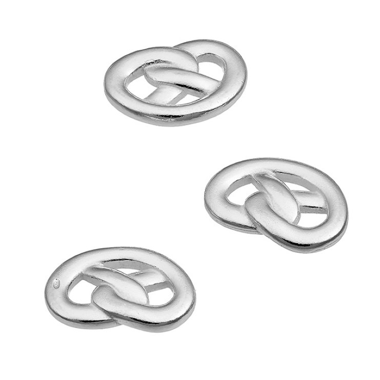 Sterling Silver White Rhodium