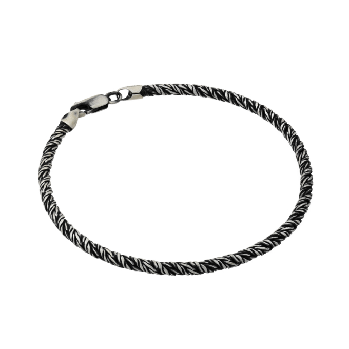 Armband mit Antikeffekt Foxkette 20cm Draht 2,8mm (1Stk)