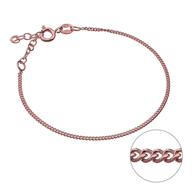 Sterling Silver Pink Gold 1 MICRON