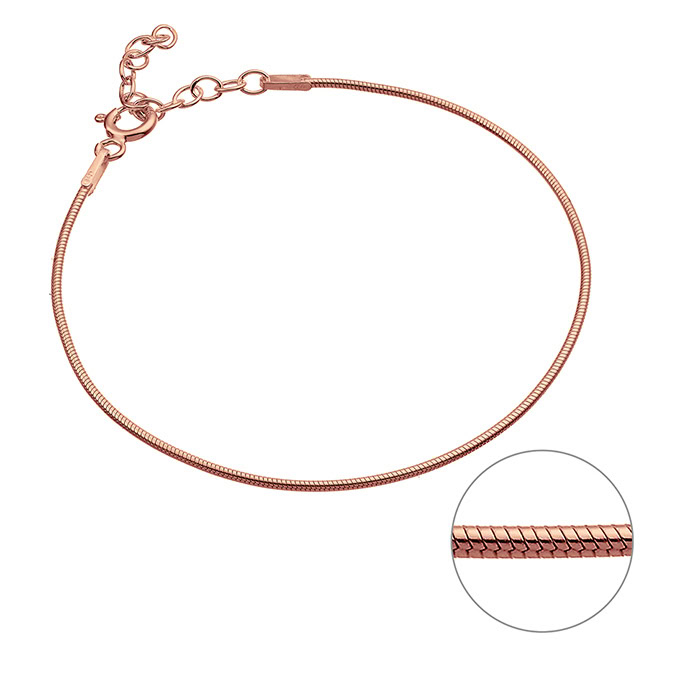 Sterling Silver Pink Gold 1 MICRON