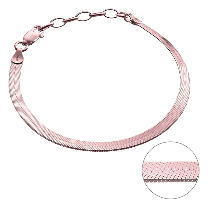 Sterling Silver Pink Gold 1 MICRON